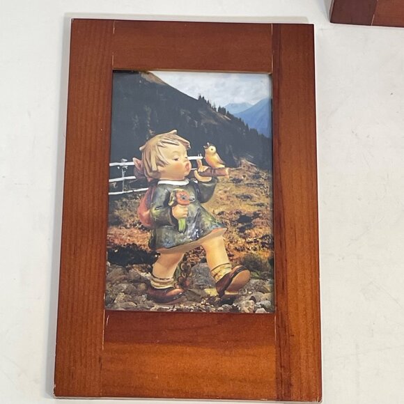 Unique Vintage Hummel-Inspired Wall Art Frames with Children Scenes in handmade - Picture 4 of 10